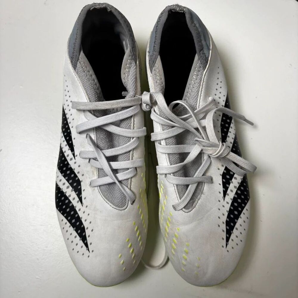 adidas Predator Accuracy.3 FG Core white youth 6 Soccer Kids Green